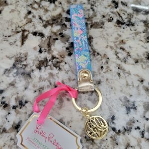 Lilly Pulitzer Keychain ring Mermaid Cove
